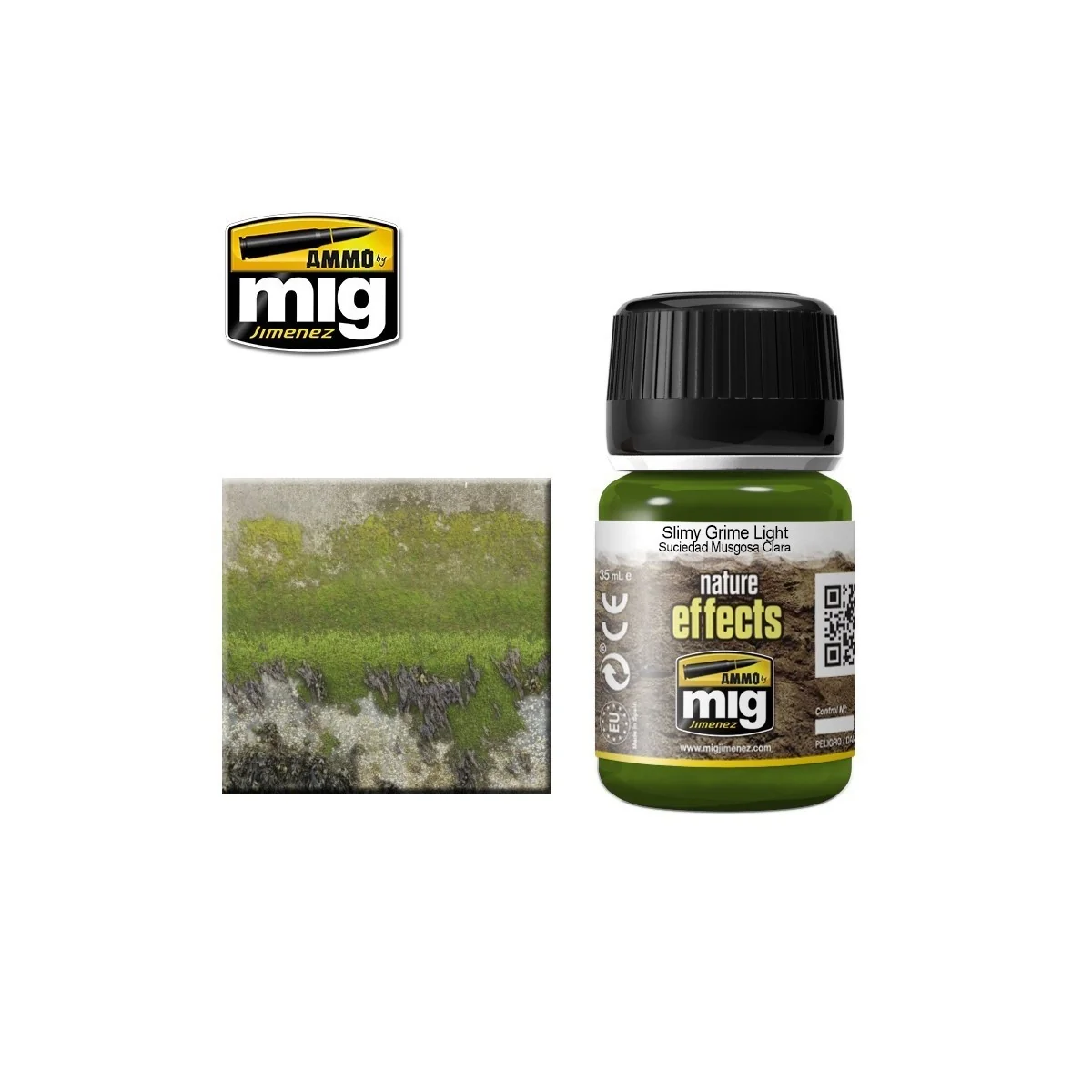 EFFETS NATURE Crasse visqueuse vert clair 35ml Mig AMMO - MIG Jimenez A.MIG-1411 - 1