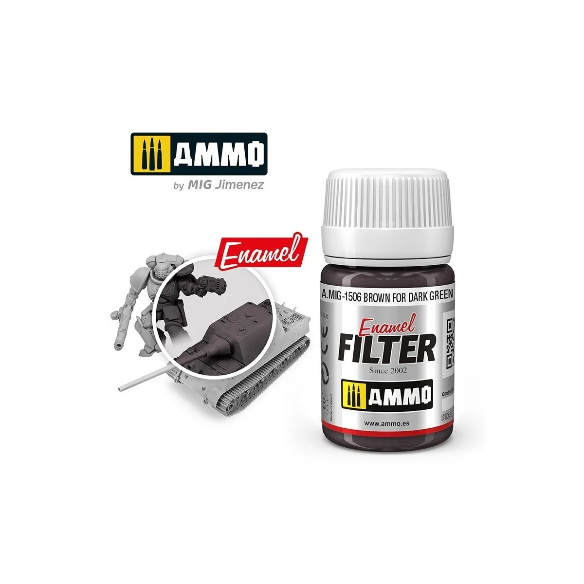 FILTER Brown for Dark Green 35ml Mig - A.MIG-1506