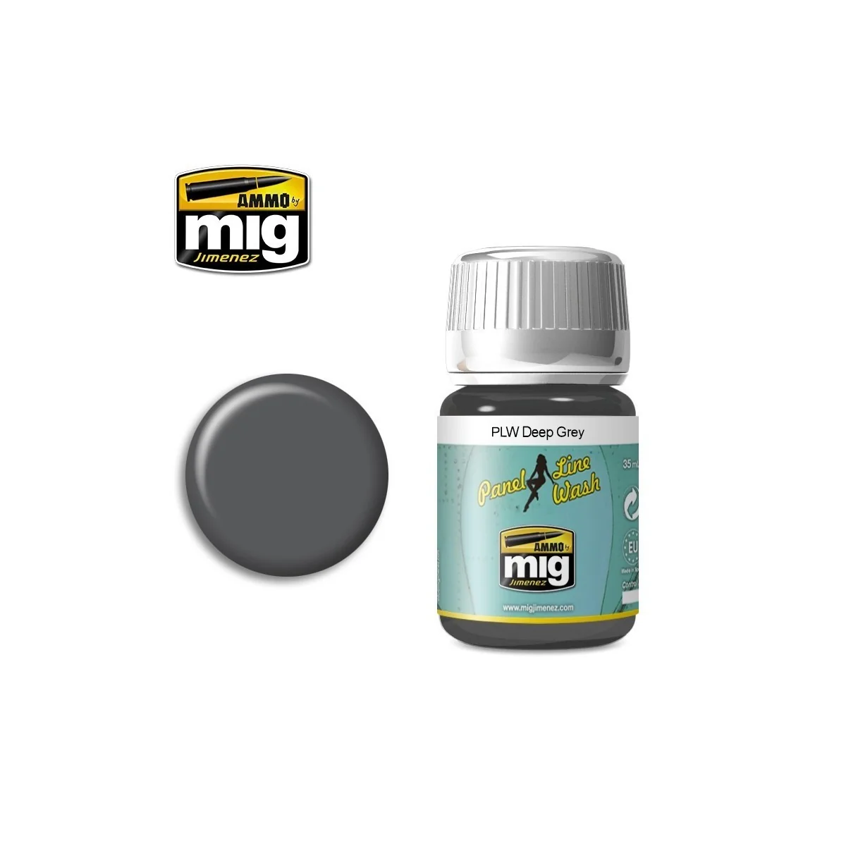 PLW Gris Foncé 35ml Mig AMMO - MIG Jimenez A.MIG-1602 - 1