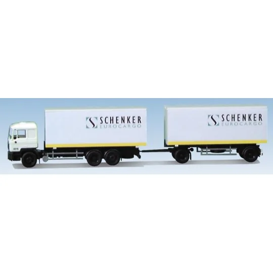 AWM_70655-AWM 70655 Camion Man F 2000 + Remorque, Schenker Eurocargo