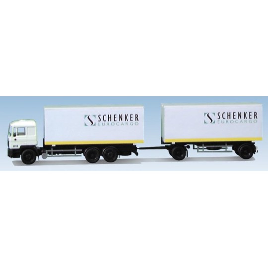 AWM_70655-AWM 70655 Man F 2000 Truck + Trailer, Schenker Eurocargo