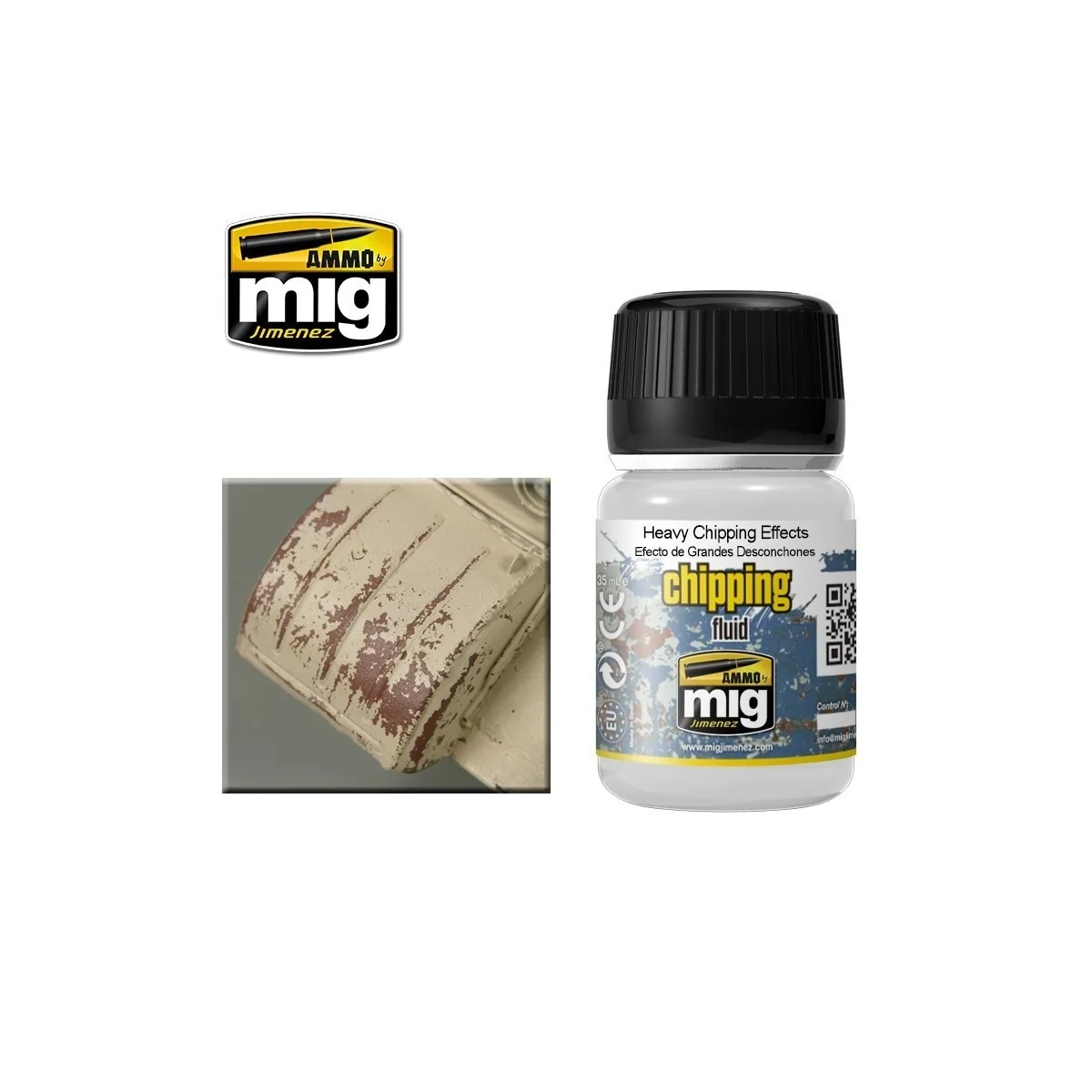 CHIPPING Effets effritement importants 35ml Mig AMMO - MIG Jimenez A.MIG-2011 - 1