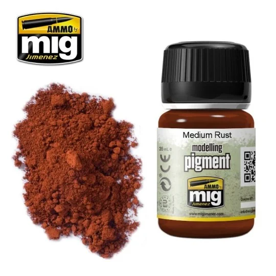 A.MIG-3005-PIGMENT Medium Rust 35ml Mig
