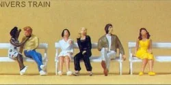 Preiser 10180 Figures, seated young couples - Preiser - PREISER_10180