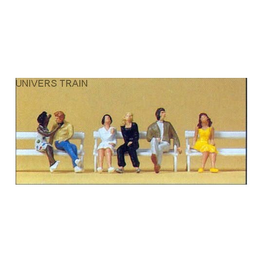 PREISER_10180-Preiser 10180 Figures, seated young couples