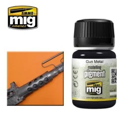 PIGMENT Gun Metal 35ml Mig - A.MIG-3009