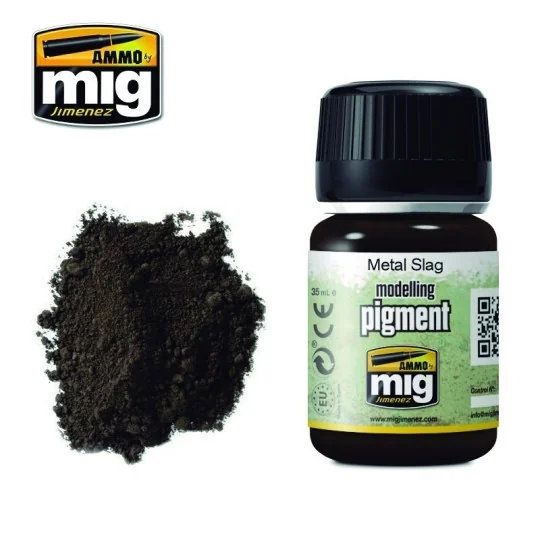 A.MIG-3020-Peinture PIGMENT Scories métalliques 35ml Mig - A.MIG-3020