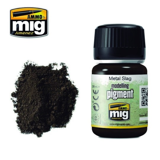 A.MIG-3020-Mig Metallic Slag PIGMENT Paint 35ml