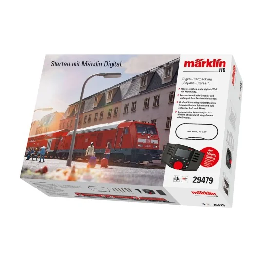 Marklin_29479-Marklin 29479 Electric Passenger Train Starter Set Series 245, DB AG, Regional Express, Digital