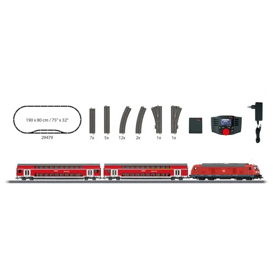Marklin_29479-Marklin 29479 Electric Passenger Train Starter Set Series 245, DB AG, Regional Express, Digital