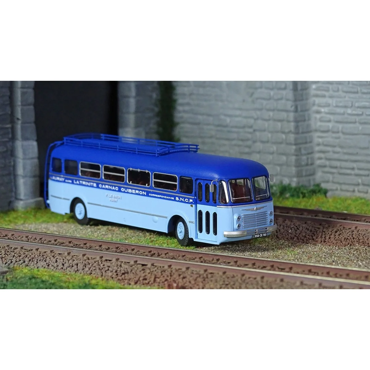 Ree Modeles CB130 Renault R4190 Blue Coach, AURAY (56)