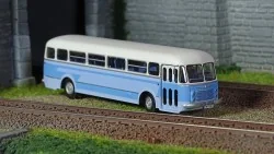 Ree Modeles CB131 Autocar Renault R4190 Bleu et Blanc, Transport d’Enfants (82) Ree Modeles CB-131 - 1