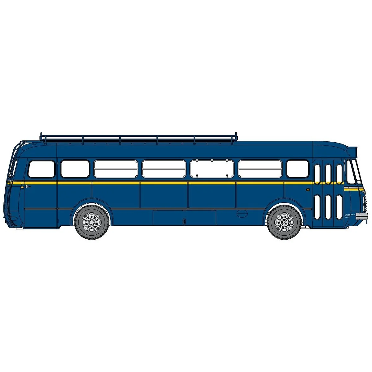 Ree Modeles CB132 Renault R4190 Coach, Navy Blue, CITRAM, BORDEAUX ...