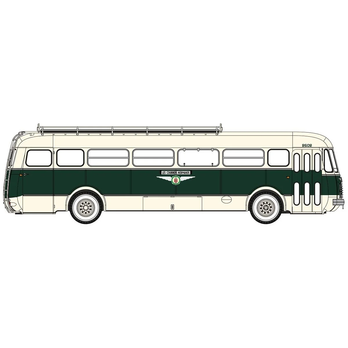 Ree Modeles CB135 Renault R4190 Coach, Green and Cream, TRANSCAR, L... Ree Modeles CB135 Renault R4190 Coach, Green and Cream, TRANSCAR, L...