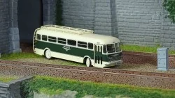 Ree Modeles CB135 Autocar Renault R4190 Vert et crème, TRANSCAR, LES COURRIERS NORMANDS, (14) Ree Modeles CB-135 - 1