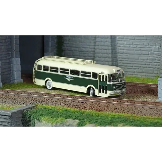 CB-136-Ree Modeles CB136 Renault R4190 Coach, Green and Cream, TRANSCAR TRAVELS (75)