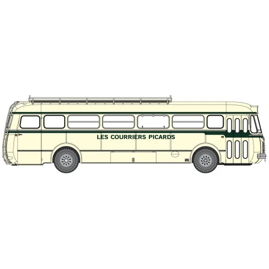 CB-137-Ree Modeles CB137 Renault R4190 Cream Coach, LES COURRIERS PICARD (62)