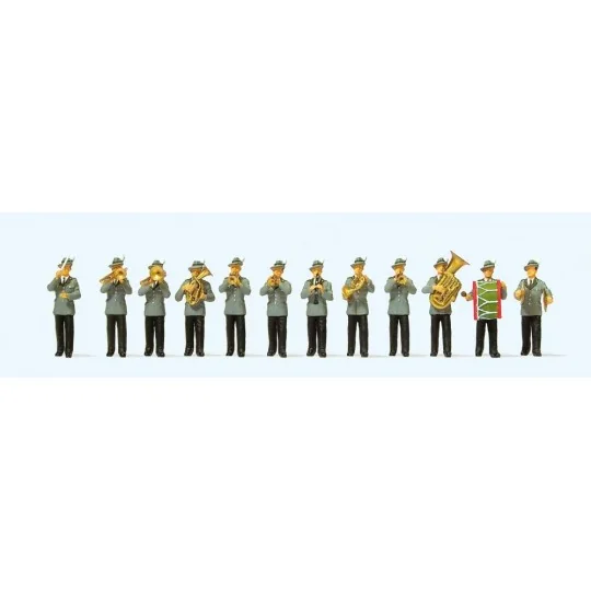 Preiser_24611-Preiser 24611 figure, Orchestra of infantrymen