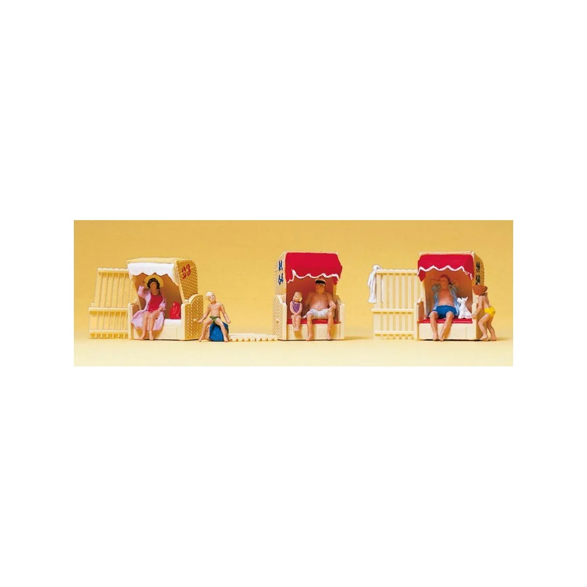 Preiser 10427 character, Beach gazebo - Preiser_10427
