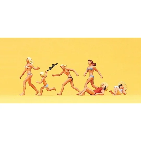 Preiser_10211-Preiser 10211 personnage, à la plage