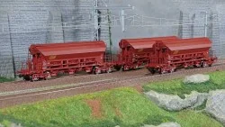 Ree modeles WB841 Set de 3 wagons trémies T8 Tads, SNCF, ep. IV Ree Modeles WB-841 - 1