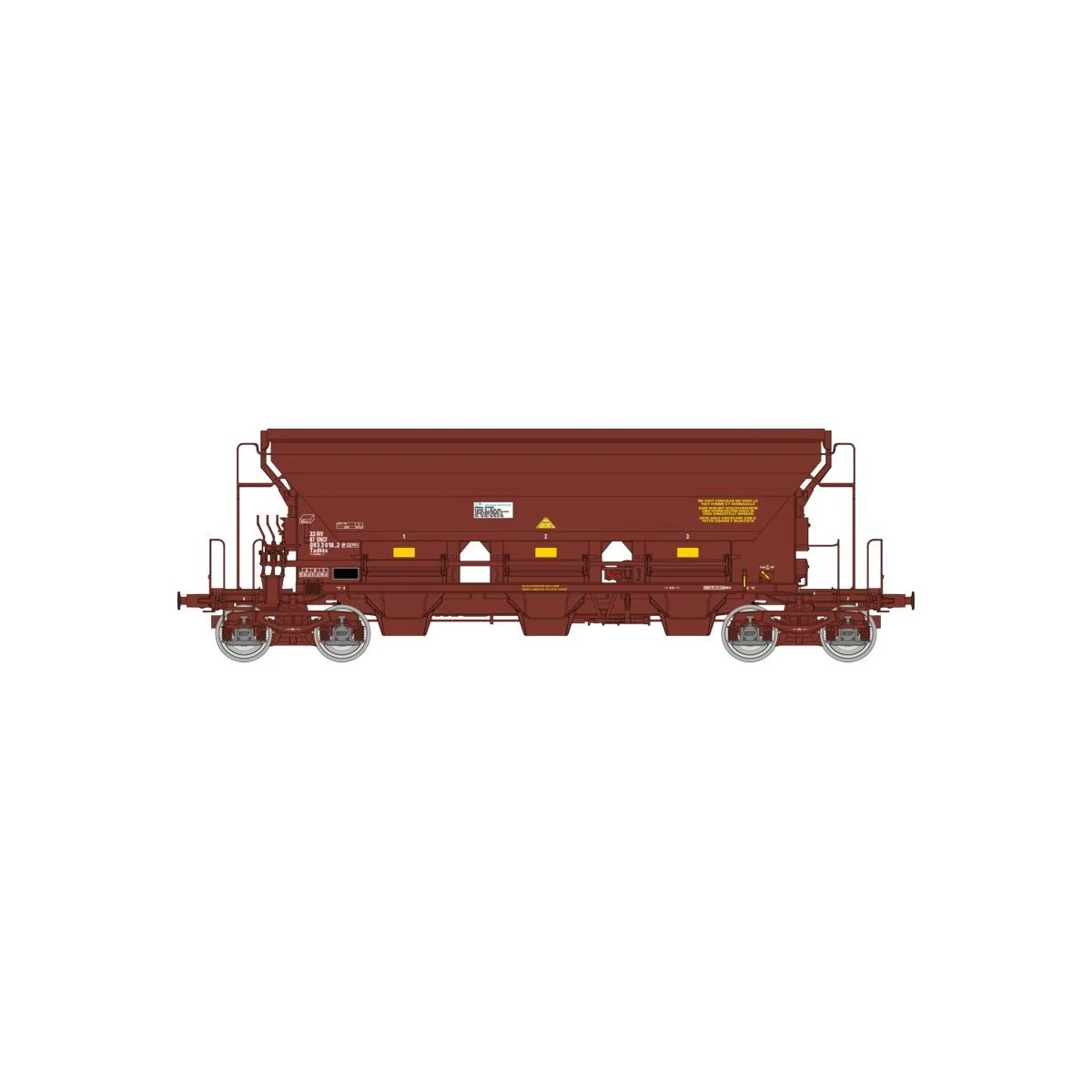 Ree models WB845 T8 hopper wagon Tadkks, SNCF, ep. VI - WB-845