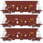 WB-847-Ree modeles WB847 Set de 3 wagons trémies T8 Tadkks, SNCF, ep. VI