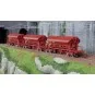 Ree models WB847 Set of 3 T8 hopper wagons Tadkks, SNCF, ep. VI WB-847-Ree models WB847 Set of 3 T8 hopper wagons Tadkks, SNCF, ep. VI