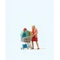 Preiser 28081 personnage, Femme avec caddie Preiser Preiser_28081 - 1 Preiser_28081-Preiser 28081 personnage, Femme avec caddie