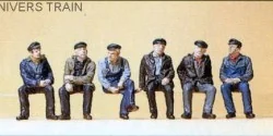 Preiser 10351 personnages, ouvriers et dockers assis Preiser Preiser_10351 - 1
