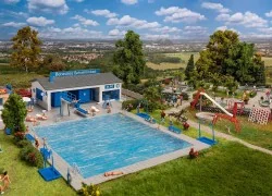 Faller 190136 Model Kit, Promotional Set for Leisure Centers