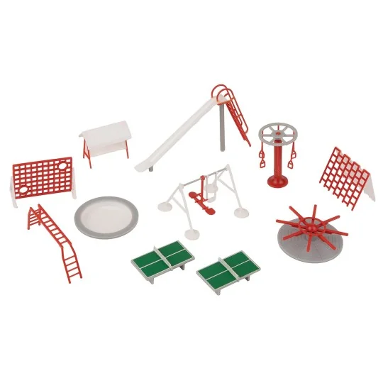 Faller 190136 Model Kit, Promotional Set for Leisure Centers Faller_190136-Faller 190136 Model Kit, Promotional Set for Leisure Centers