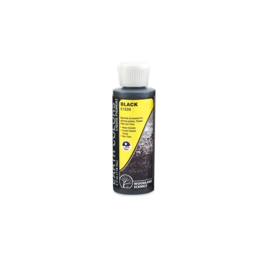 WC_1220-Woodland Scenics C1220 Black Decorative Paint 118ml