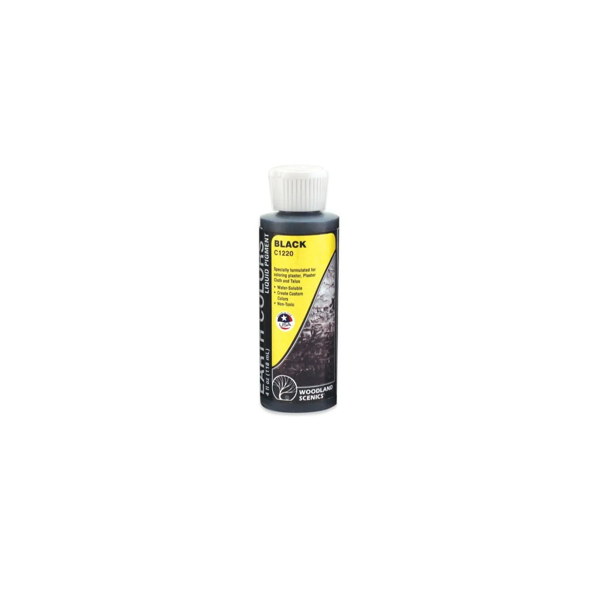 Woodland Scenics C1220 Black Decorative Paint 118ml - Woodland Scen... Woodland Scenics C1220 Black Decorative Paint 118ml - Woodland Scen...