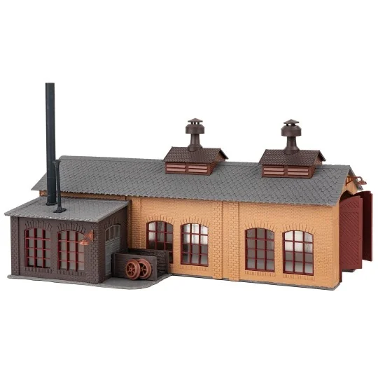 Faller_190140-Faller 190140 Model Kit, Promotional Set Small Railway Depot