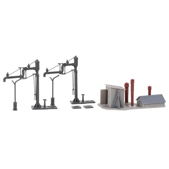 Faller_190140-Faller 190140 Model Kit, Promotional Set Small Railway Depot