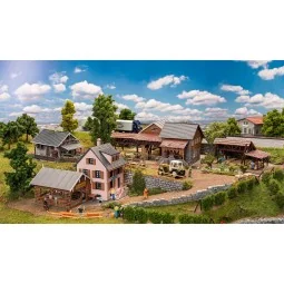 Faller 190138 Model Kit, Promotional Set Sawmill