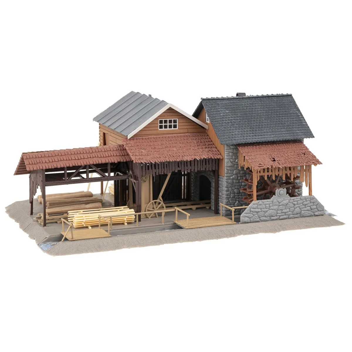Faller 190138 Model Kit, Promotional Set Sawmill - Faller_190138