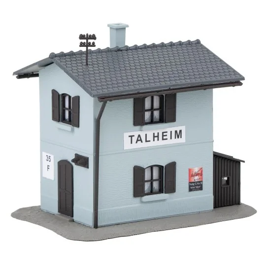 Faller_190141-Faller 190141 Model Kit, Promotional Set At the Level Crossing