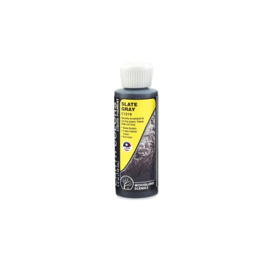 WC_1219-Woodland Scenics C1219 Slate Grey Decorative Paint 118ml