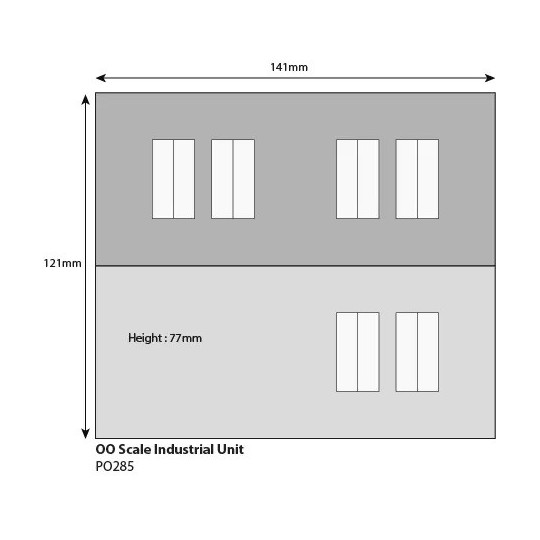 MET-PO285-Metcalfe PO285 Model Kit, Industrial Premises