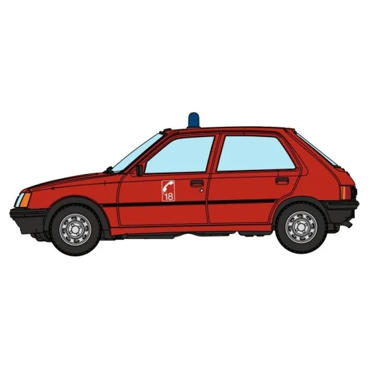 CB-154-Ree Modeles CB154 Voiture Peugeot 205 GE, Pompier 18