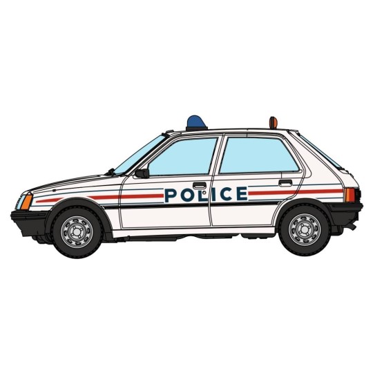 CB-155-Ree Modeles CB155 Peugeot 205 GE Police Car (1st version)