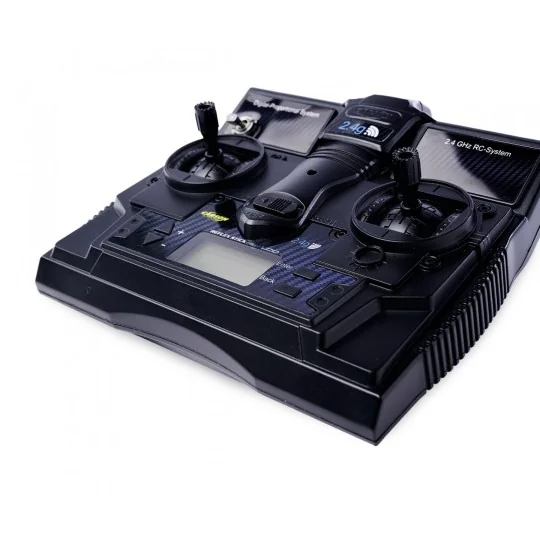 500504152-Set de 2 Bus Volkswagen T1 Police et Ambulance 2.4GHz RTR 1/87 Carson