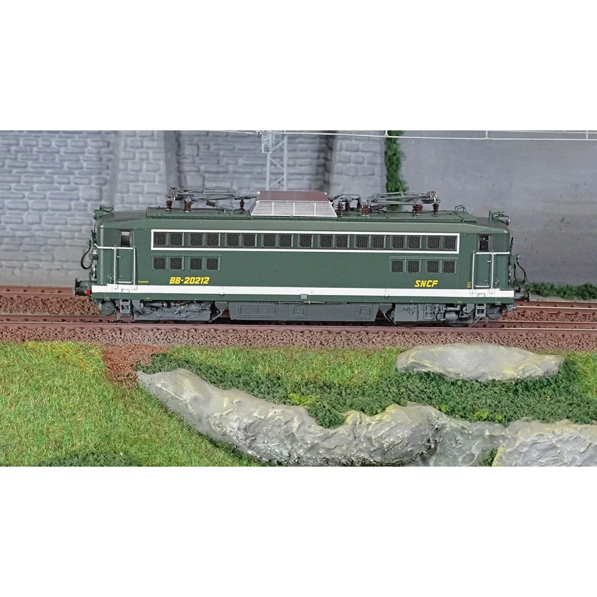 R37 HO41082BDS Locomotive électrique BB 20202, SNCF, verte, Strasbourg, digital sonorisée Rail 37 - R37 R37_HO41082BDS - 3