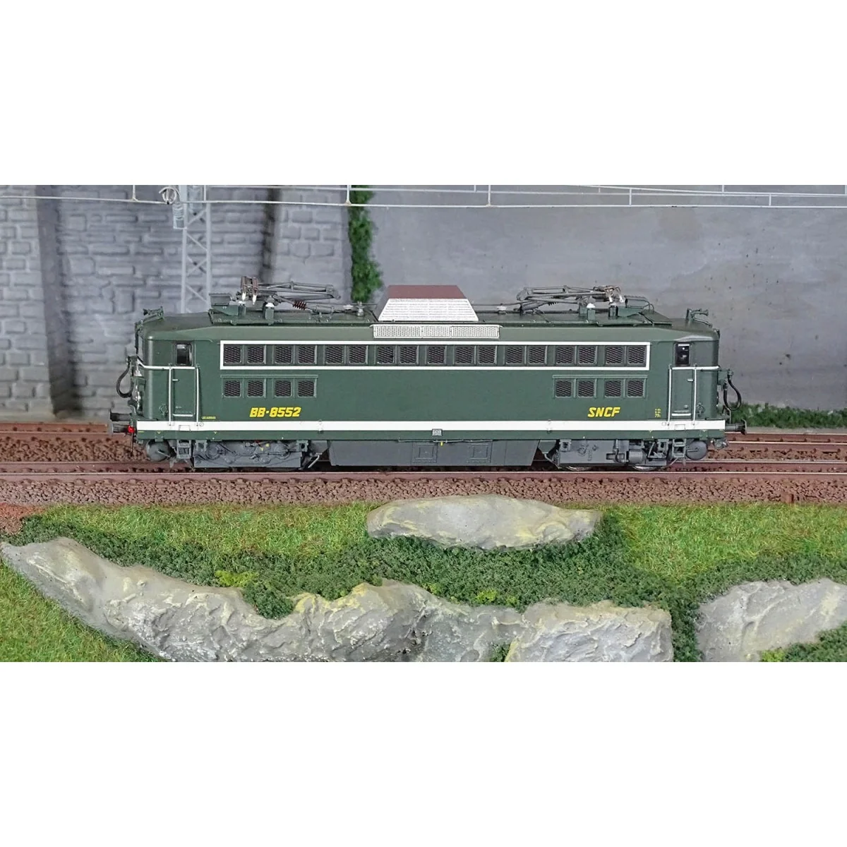R37 HO41073 Locomotive électrique BB 8552, SNCF, verte, Les Aubrais Rail 37 - R37 R37_HO41073 - 2