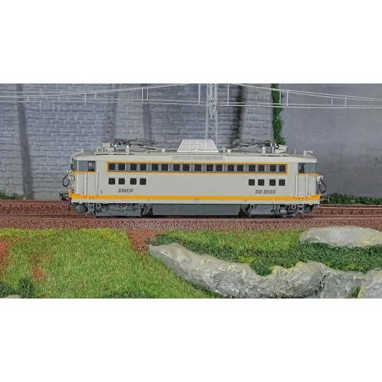R37_HO41077DS-R37 HO41077DS BB 8555 electric locomotive, SNCF, Concrete Grey, Villeneuve, digital sound