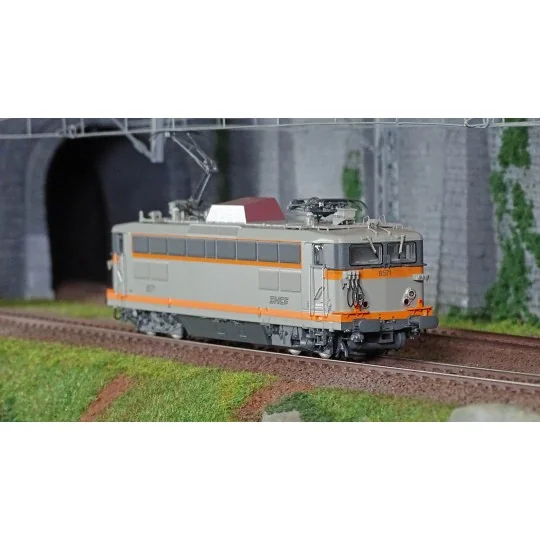 R37_HO41078DS-R37 HO41078DS BB 8571 electric locomotive, SNCF, Concrete Grey, Venissieux, digital sound