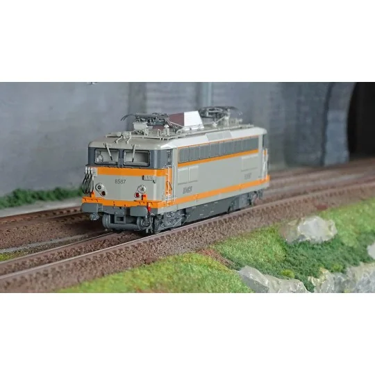 R37_HO41079-R37 HO41079 BB 8587 electric locomotive, SNCF, Concrete Grey, Dijon-Perrigny