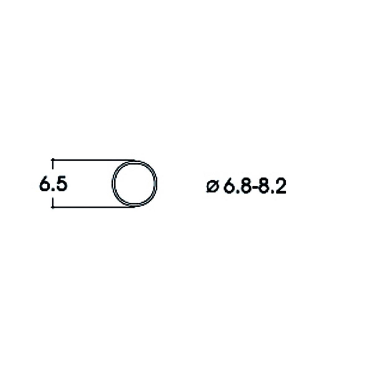 Roco 40067 Traction Tire for Locomotive 6.8 - 8.2 mm x10